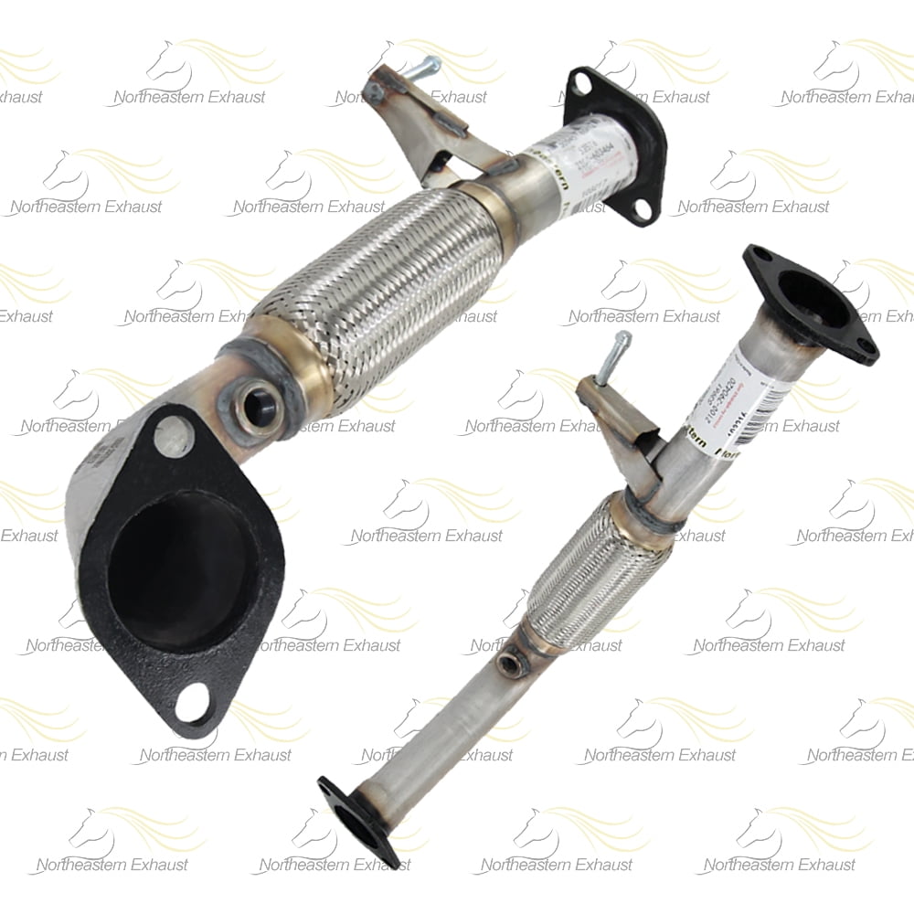 Stainless Steel Exhaust Pair of Front Pipe Fits 2008-2009 Kia Sorento 3.3L & 2007-2009 Kia Sorento 3.8L - Direct Fit