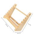 thumbnail image 2 of OUNONA 1Ud Soporte Multifuncional De Madera Para De Con Acabado Natural Para Hospital, 2 of 8