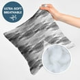 thumbnail image 3 of Americanflat 16"x16" Abstract Blurred Throw Pillow with Premium Polyester - Black, 3 of 8