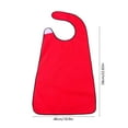 thumbnail image 3 of Adult Bibs, Washable Bibs for Adults, Adjustable Eating Bibs for Seniors and Disabled, Large Cloth Clothing Protectors for Elderly Men and Women, 3 of 7