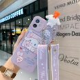 thumbnail image 1 of Funda de teléfono de muñeca con cordón, Sanrio Cinnamonroll de dibujos animados, para iPhone 14, 13, 12, 11 Pro Max, Mini, XR, XS MAX, 8, X, 7, Y2k, regalo para niña Fivean unisex, 1 of 2