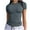 Gray, variant on Karight Womens Double Lined Tops Crewneck Short Sleeve Tees Basic Slim Fit T Shirts Y2K Summer Clothes