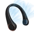 thumbnail image 1 of CIVPOWER Ventilador de cuello: Ventilador portátil sin aspas recargable con refrigeración personal para el cuello, manos libres, 3 velocidades, batería de 4000 mAh, diseño de auriculares portátiles op, 1 of 5