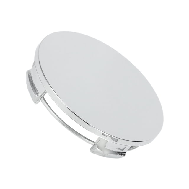 Tapas de centro de rueda de Bargains Únicos, tapas de cubo, tapas de centro de llanta OD: 65mm/2.56" 1Pc tono plateado