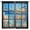 27.5"W x 39"L, variant on Beach Coastal Seaside Window Curtain Ocean Hawaiian Sea Sunset Reed Beach Glass Door Scenery Rustic Landscape Polyester Window Treatments for Bathroom Kitchen Home Drapes 2 Panels, 27.5x 39 Inch