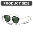 thumbnail image 2 of Anti-ultraviolet frame glasses fashion personality sunglasses, made of TAC, TR, metal, 2 of 5