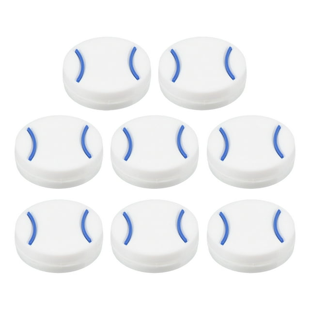 Uxcell Tennis Racket Vibration Dampener, 8 Pack Racquet Shock Absorber, White