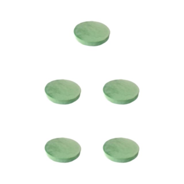 Naiovety Cojín de asiento de látex - Fundas de algodón desmontables para una fácil limpieza Q-Elastic Comfort El tejido moderno es verde Type2 NO2