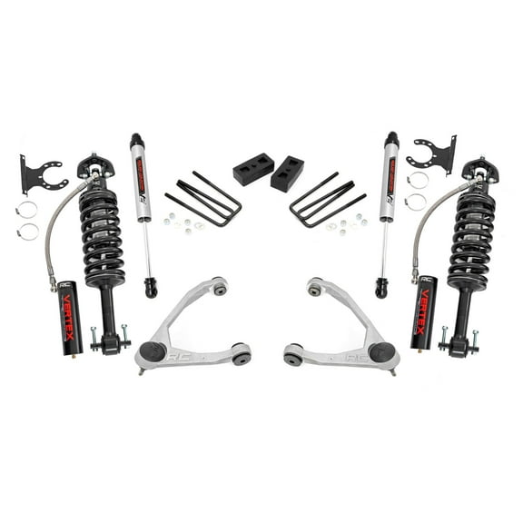 Rough Country 3.5" Vertex & V2 Lift Kit for 07-18 Chevy/GMC 1500 2WD - 19857 Fits select: 2007-2016 CHEVROLET SILVERADO, 2007-2016 GMC SIERRA