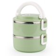 thumbnail image 1 of MAIF Insulated Meal Box Stackable Stainless Steel Lunch Box Double Layer Kids Lunch Box Portable Bento Box, 1 of 9