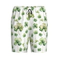 thumbnail image 4 of Wukai St Patrick's Day3 Men’s Short Pajama Pants With Pockets Soft Sleep Pj Shorts for Men-, 4 of 6