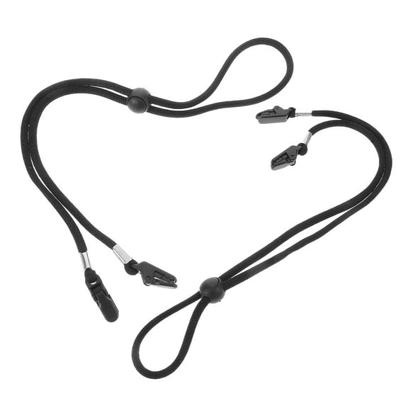 NICEXMAS 2Pcs Cap Chin Cord Windproof Secure Hat Strap For Baseball Caps Fishing