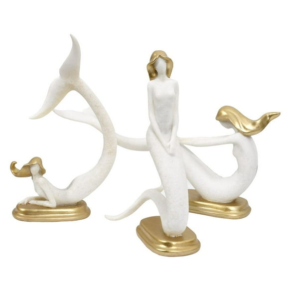 AFD Home Sirens of the Sea Mermaid Statues Set of 3