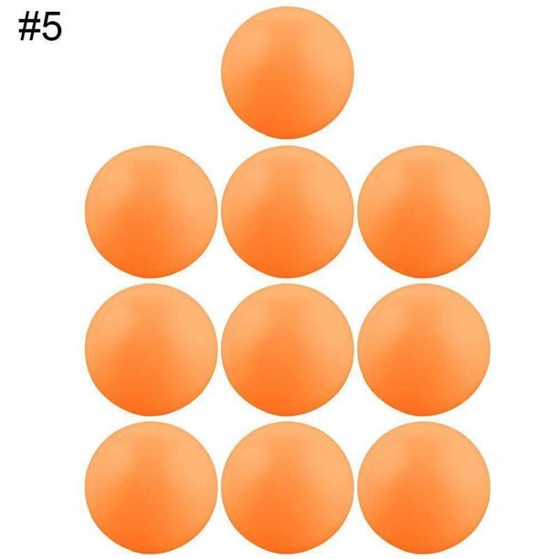10 pelotas de ping pong de 40 mm de colores de repuesto para practicar tenis de mesa