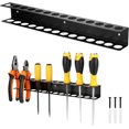 thumbnail image 1 of Screwdriver Plier Organizer Wall Mount, Heavy Duty Metal Utility Storage Rack for Small Tools, 14 Slot Pliers Holder for Garages & Workshops, 1 of 8