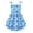 Blue Floral, variant on Arshiner Girls Summer Spaghetti Strap Dresses Flowy Tiered Ruched Smocked Back Casual Beach Midi Sundress