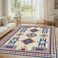 thumbnail image 6 of 3'x5' indoor outdoor carpet carpet runners area rug bedroom under queen bed area rug thick big area rug, 6 of 10