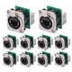 thumbnail image 2 of 20 Conectores de Chasis Ethercon Rj45, Conector de Paso Ethercon NE8FDP, Conector de Montaje en Panel RJ45 Cat5 Serie D, 2 of 5