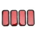 thumbnail image 3 of Rectangular Reflectors, Universal Reflective Sticker  Wearproof  For Car For Motorcycle Orange,Red, 3 of 8