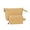 Khaki, variant on UNIWELL 2 Pack Makeup Bag , Large Small Travel Toiletry Bag, Canvas Cosmetic Pouch with Metal Zipper Grey