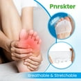 thumbnail image 3 of Metatarsal Pads,Toe Separator, Gel Metatarsal Cushion Toe Separators, (4 PCS WHITE) New Material Forefoot Pads, Toe Spacers,Breathable & Soft Gel, Best for Diabetic Feet, Blisters, Forefoot Pain., 3 of 6