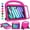 Pink, variant on TOEVEK Kids Case for iPad Mini 7 (A17 Pro) 2024 & Mini 6 (A15) 2021, 8.3-inch iPad Mini 6th/7th Generation Case, with Screen Protector and Stable Stand, Blue