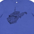 thumbnail image 4 of Inktastic West Virginia State Word Salad Youth T-Shirt, 4 of 5