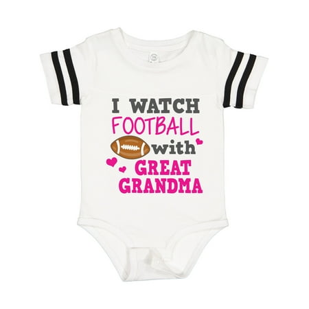

Inktastic I Watch Football with My Great Grandma Gift Baby Girl Bodysuit