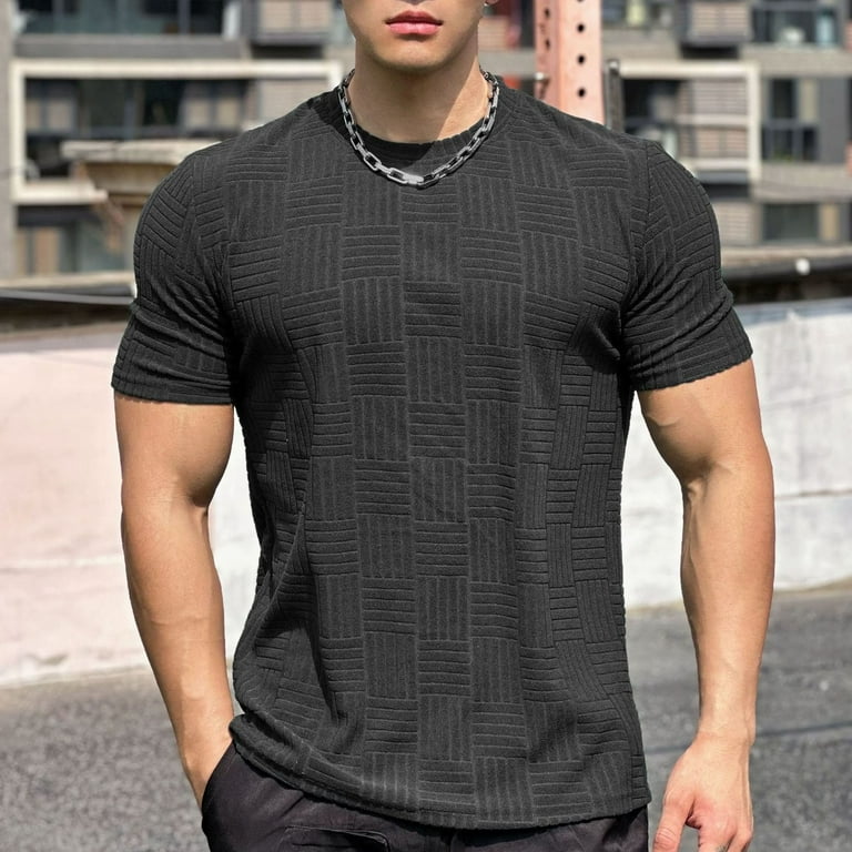 Muscle Fit Best Men's T Shirts For Athletic Build Crew Basic