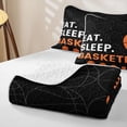 thumbnail image 4 of Erosebridal Basketball Sport Lovers Twin Quilt Set,Ball Print Twin Coverlet Set For Boys,2pcs, 4 of 7