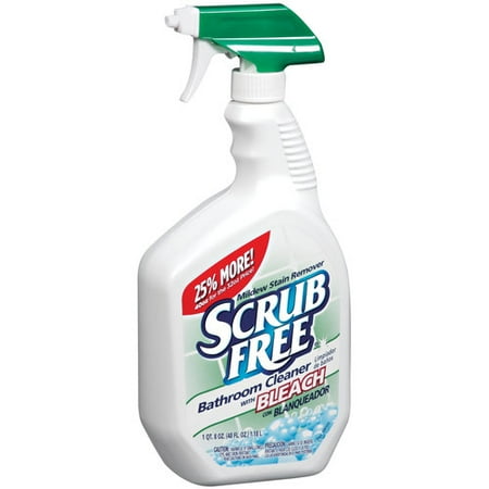 Cleaning Bathroom With Bleach >> Scrub Free Bathroom Cleaner with Bleach, 40 oz - Walmart.com Cleaning Bathroom With Bleach >> Scrub Free Bathroom Cleaner with Bleach, 40 oz - Walmart.com