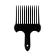 thumbnail image 1 of Peine con horquilla para el cabello, inserto de plástico negro, peine afro antideslizante, peine para levantar el cabello, peine de engranaje alto y bajo, peluquería., 1 of 5
