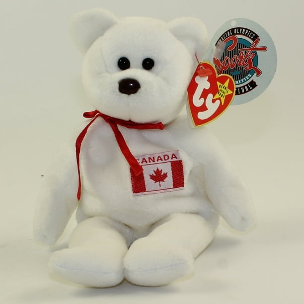 TY Beanie Baby MAPLE the Bear ( Special Olympics Version ) (4th Gen Hang Tag Mint) Walmart