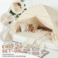 thumbnail image 3 of Carpa para Cama Infantil Sumbababy con Luces y Banderines para Niños Pequeños, 3 of 4
