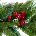 thumbnail image 6 of Northlight Calloway Fir with Berries Artificial Christmas Garland - 7' x 12" - Unlit, 6 of 9