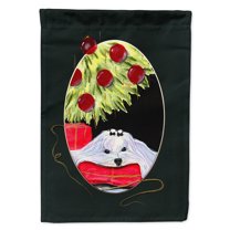 Samoyed Types Christmas Tree with Maltese Garden Flag - Walmart.com