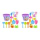 thumbnail image 2 of Greeniant Juego de agua divertido para niños - Juego de juguetes de playa coloridos e interactivos Accesorios de playa de plástico no tóxico Cubo encaje morado 2Conjunto, 2 of 6