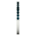 thumbnail image 4 of 0.57 ct Brilliant Round Cut Natural London Blue Topaz 18K White Gold Stackable Band SZ 5.25, 4 of 6