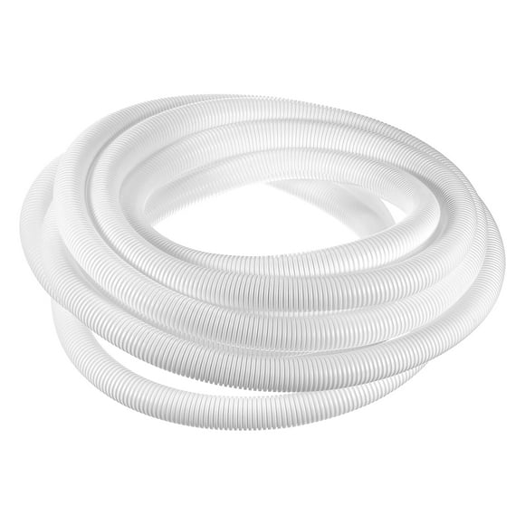3/4 Inch x 25 Ft Split Wire Loom Tubing , Protective Split Cable Conduit, White