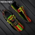 thumbnail image 1 of Zapatillas planas para hombre, con estampado tribal polinesio de tortuga, informales, con cordones, transpirables, para caminar, 1 of 6