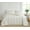 Beige/White, variant on Truly Soft Aiden Stripe 100% Microfiber Polyester 2 Piece Twin Quilt Set in Blue, All Season, Adult Size, OEKO-TEX Certified