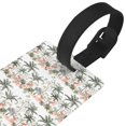 thumbnail image 3 of Susaid Flamingo Palm Trees Print Funny Luggage Tags Colorful Unique Travel Baggage Bag Tags Suitcase Identify Labels for Women Men, 3 of 7