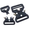 thumbnail image 1 of Paquete de 2 cinturones tácticos con hebilla de metal de alta resistencia - Hebilla de liberación rápida de 1 pulgada para reemplazo de hebilla, 1 of 5