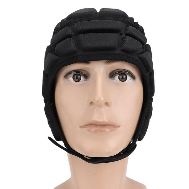 Rugby Helmet Headguard for Youth, Adjustable Soft Shell Headguard, EVA Sponge Adjustable Soft Shell Flag Football Helmet Headguard for Soccer Sports, Riding, Skateboard