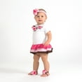 thumbnail image 2 of Pavilion- Pink and White Bodysuit Dress (9-12 Months), 2 of 4