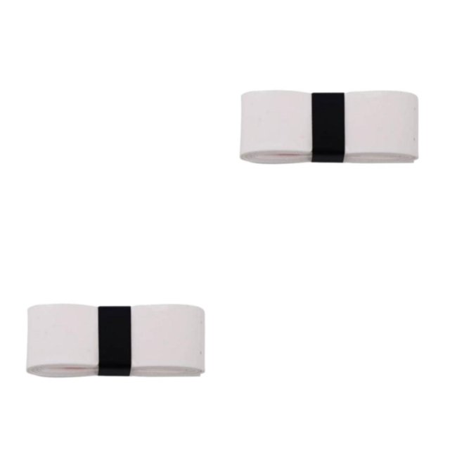 Guardoinrt 1/2/3 Tennis Overgrip Non Toxique et Durable pour Performance Longue Durée Puissance de Liaison Carré Blanc pack 2 Pcs