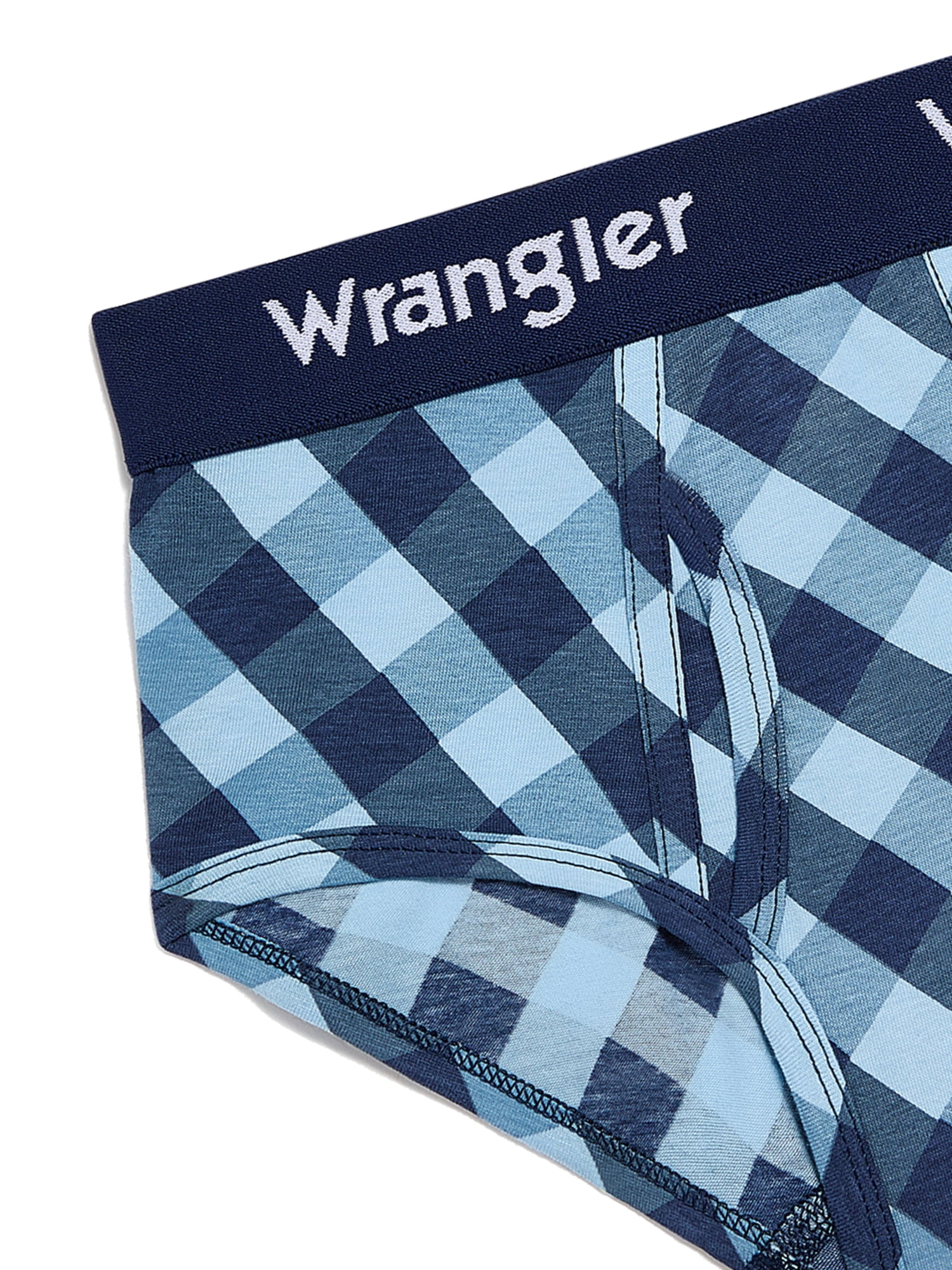 Wrangler Boys' Cotton Briefs, Soft Boys Underwear w/ 4-Way Stretch, Medium, 5-Pack