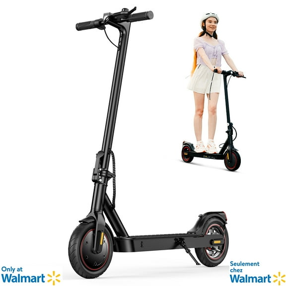 iScooter Trottinette Électrique pour Adultes et Ados, Pneus de 8,5 Pouces Trottinette Électrique Pliable avec 18 Mph, Moteur de 350 W, Autonomie de 21 Miles, Écran LED et Régulateur de Vitesse
