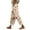Orange, variant on YUANGUANST Women's Wide Leg Pants Women's Spring And Summer Casual 3D Printed Back Pocket Cotton And Linen Pants Office Slacks