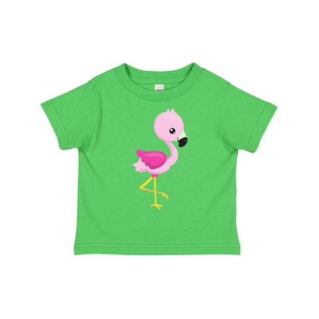 

Inktastic Cute Flamingo Baby Flamingo Pink Flamingo Bird Gift Toddler Toddler Girl T-Shirt